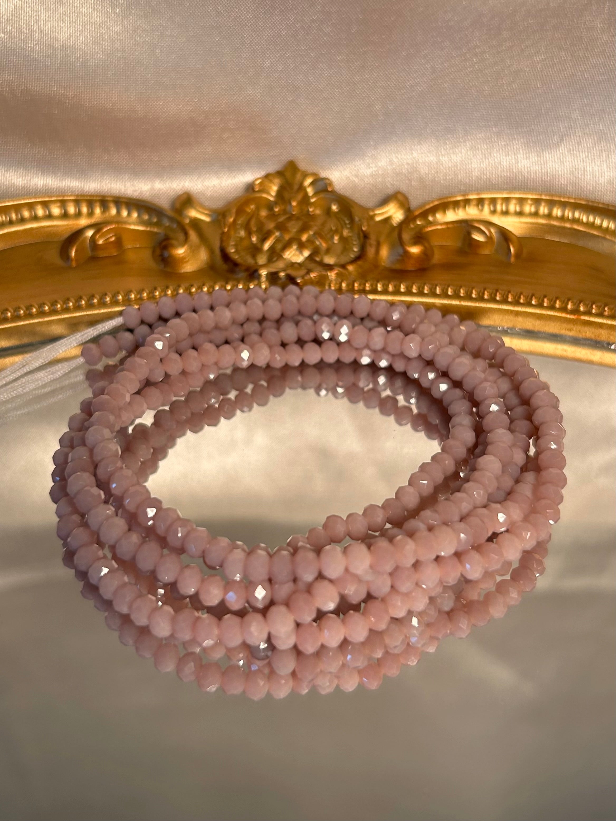 Mauve Radiance Waist Beads