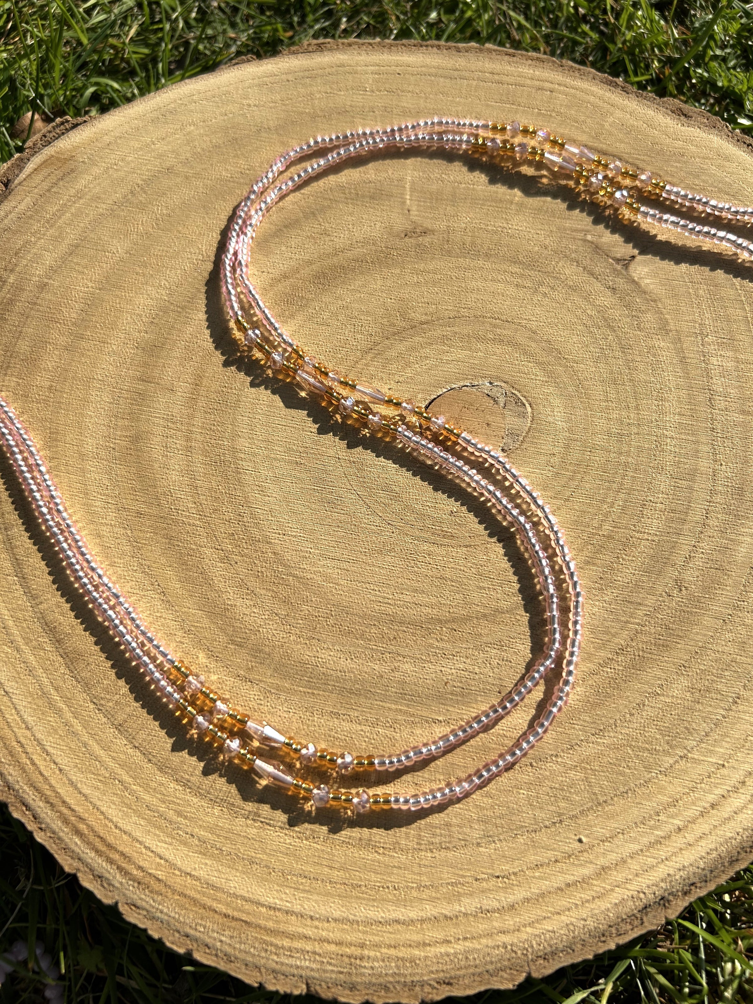 Pink Diamond Waist Beads