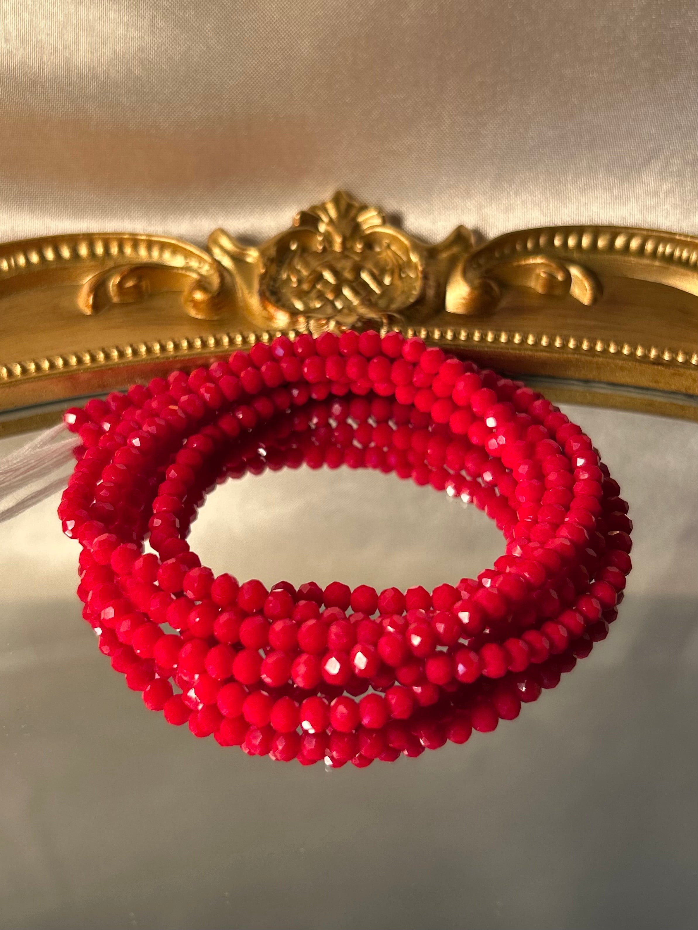 Red Radiance Waist Beads