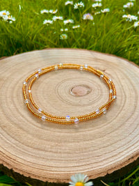 Gold Rondelle Waist Beads