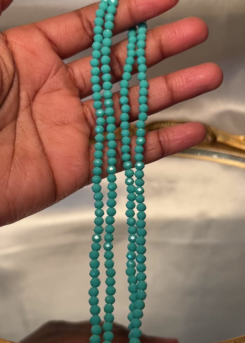 Blue Radiance Waist Beads